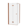 Kabina prysznicowa NEW SOLEO COPPER BRUSHED 100x80x195 szkło 6 mm NEW TRENDY K-2046