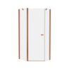 Kabina prysznicowa NEW SOLEO COPPER BRUSHED 100x80x195 szkło 6 mm NEW TRENDY K-1703