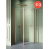 Kabina prysznicowa NEW SOLEO COPPER BRUSHED 100x80x195 szkło 6 mm NEW TRENDY K-1706