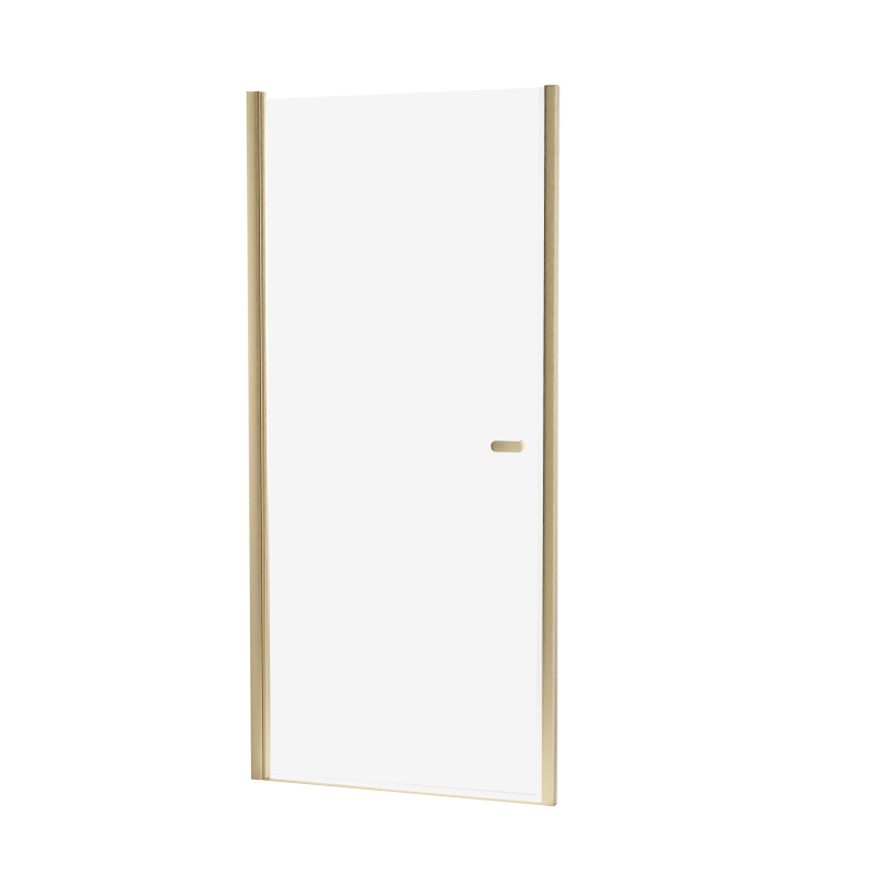Drzwi wnękowe NEW SOLEO GOLD BRUSHED 100x195 szkło 6 mm NEW TRENDY D-0742A