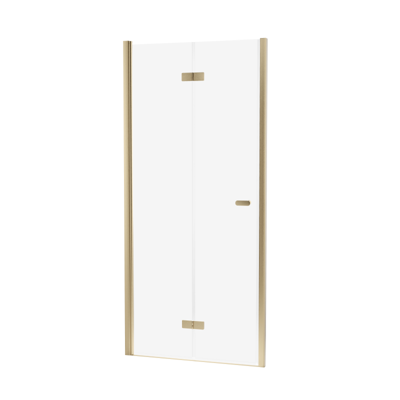 Drzwi wnękowe NEW SOLEO GOLD BRUSHED 90x195 szkło 6 mm NEW TRENDY D-0754A