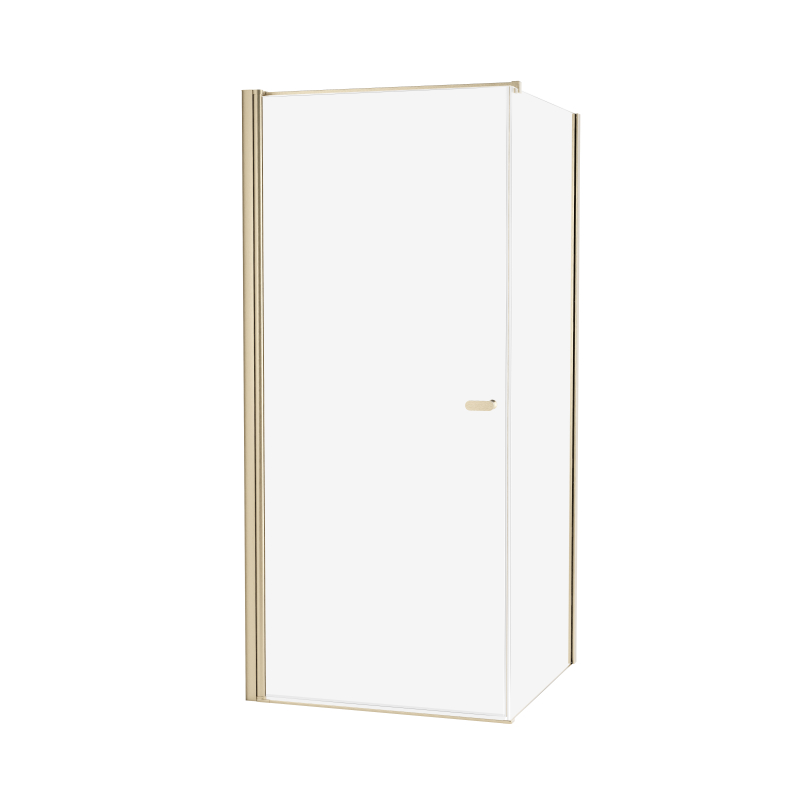 Kabina prysznicowa NEW SOLEO GOLD BRUSHED 100x120x195 szkło 6 mm NEW TRENDY K-4193-WP