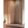 Kabina prysznicowa NEW SOLEO GOLD BRUSHED 80x90x195 szkło 6 mm NEW TRENDY K-4229