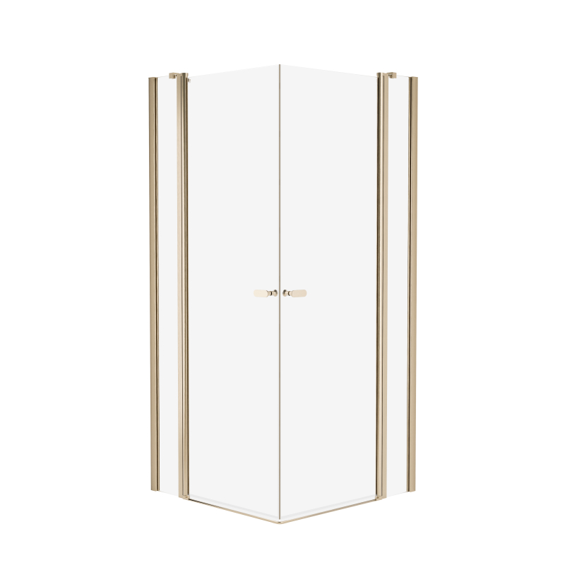Kabina prysznicowa NEW SOLEO GOLD BRUSHED 80x110x195 szkło 6 mm NEW TRENDY K-4237