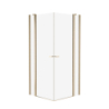 Kabina prysznicowa NEW SOLEO GOLD BRUSHED 90x90x195 szkło 6 mm NEW TRENDY K-4239