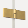Kabina prysznicowa NEW SOLEO GOLD BRUSHED 90x70x195 szkło 6 mm NEW TRENDY K-4261