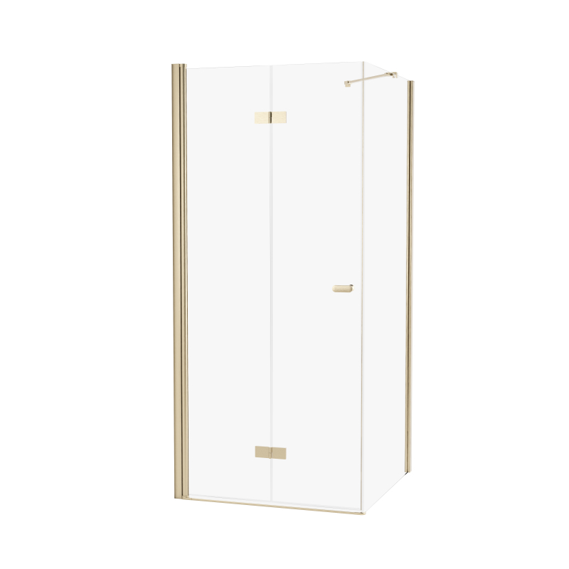 Kabina prysznicowa NEW SOLEO GOLD BRUSHED 100x70x195 szkło 6 mm NEW TRENDY K-4267