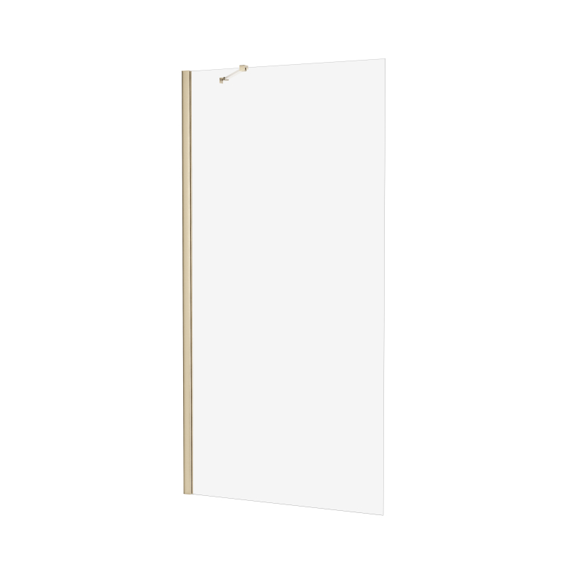Kabina walk-in NEW SOLEO GOLD BRUSHED 60x195 szkło 6 mm NEW TRENDY K-4314