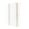 Kabina walk-in NEW SOLEO GOLD BRUSHED 100x195 szkło 6 mm NEW TRENDY K-4339