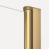 Kabina walk-in NEW SOLEO GOLD BRUSHED 120x195 szkło 6 mm NEW TRENDY K-4344