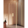 Kabina prysznicowa NEW SOLEO GOLD BRUSHED 100x80x195 szkło 6 mm NEW TRENDY K-3584
