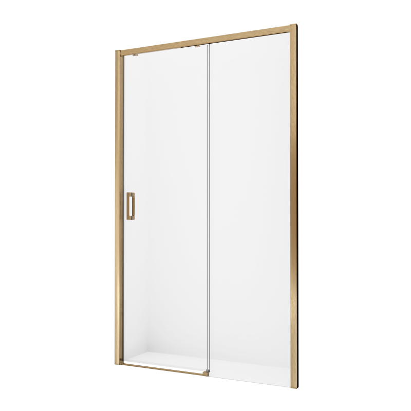 Drzwi wnękowe PRIME GOLD BRUSHED 120x200 szkło 6 mm NEW TRENDY D-0789A