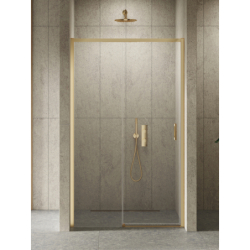 Drzwi wnękowe PRIME GOLD BRUSHED 160x200 szkło 6 mm NEW TRENDY D-0796A
