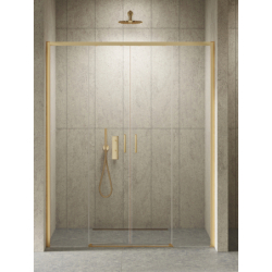 Drzwi wnękowe PRIME GOLD BRUSHED 130x200 szkło 6 mm NEW TRENDY D-0798A