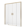 Drzwi wnękowe PRIME GOLD BRUSHED 190x200 szkło 6 mm NEW TRENDY D-0804A
