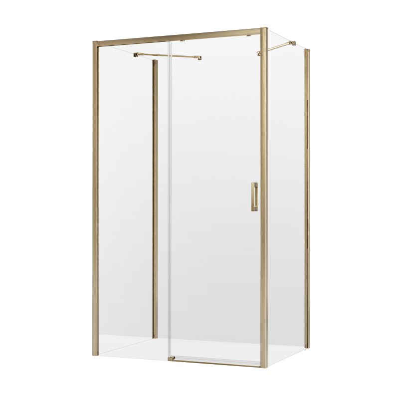 Kabina prysznicowa PRIME GOLD BRUSHED 150x80x200 szkło 6 mm NEW TRENDY K-3883