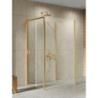 Kabina prysznicowa PRIME GOLD BRUSHED 110x90x200 szkło 6 mm NEW TRENDY K-3946