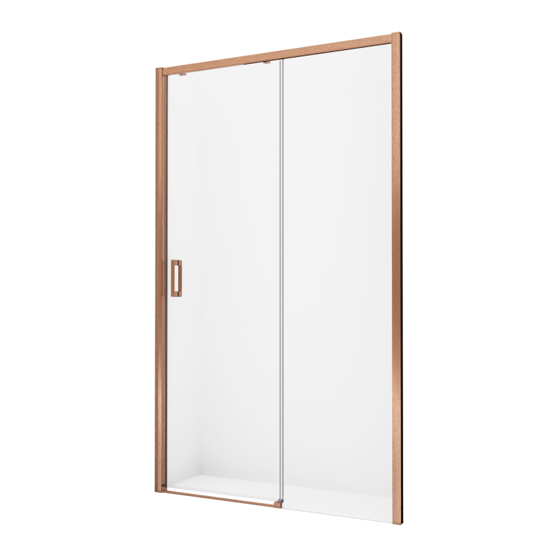 Drzwi wnękowe PRIME COPPER BRUSHED 130x200 szkło 6 mm NEW TRENDY D-0818A