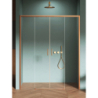 Drzwi wnękowe PRIME COPPER BRUSHED 150x200 szkło 6 mm NEW TRENDY D-0828A