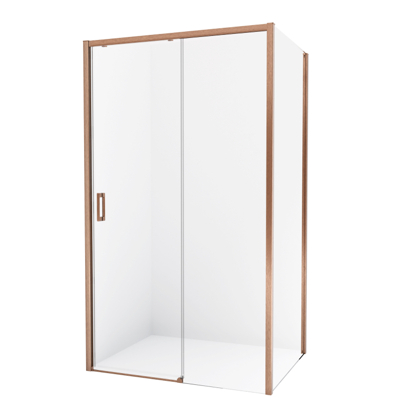 Kabina prysznicowa PRIME COPPER BRUSHED 160x70x200 szkło 6 mm NEW TRENDY D-0824A/D-0340B