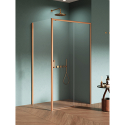 Kabina prysznicowa PRIME COPPER BRUSHED 160x70x200 szkło 6 mm NEW TRENDY D-0825A/D-0340B