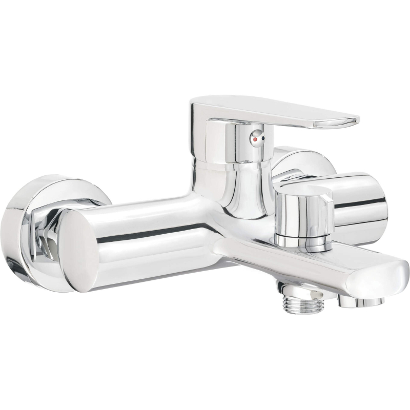 Bateria wannowa Tubo chrom DEANTE BUT_010M