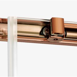 Kabina prysznicowa PRIME COPPER BRUSHED 160x80x200 szkło 6 mm NEW TRENDY K-4096