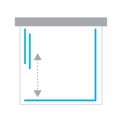 Kabina prysznicowa PRIME COPPER BRUSHED 110x110x200 szkło 6 mm NEW TRENDY K-4112