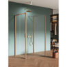 Kabina prysznicowa PRIME COPPER BRUSHED 120x90x200 szkło 6 mm NEW TRENDY K-4115