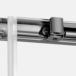 Kabina prysznicowa PRIME GUNMETAL BRUSHED 80x70x200 szkło 6 mm NEW TRENDY D-0881A/D-0880A