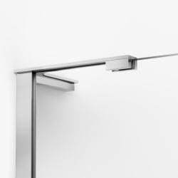 Parawan nawannowy NESTA CHROME 60x150 szkło 8 mm NEW TRENDY P-0192-WL