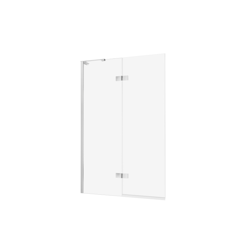 Parawan nawannowy NESTA CHROME 100x150 szkło 6 mm NEW TRENDY P-0227-WL