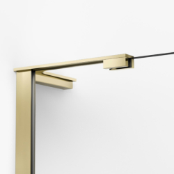 Parawan nawannowy NESTA LIGHT GOLD 50x150 szkło 8 mm NEW TRENDY P-0203-WL