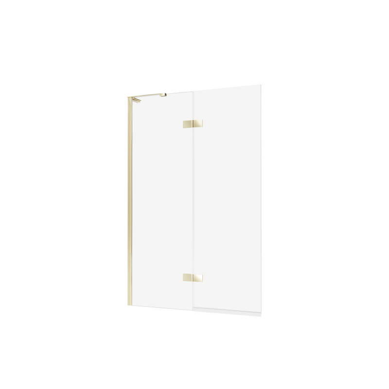 Parawan nawannowy NESTA LIGHT GOLD 110x150 szkło 6 mm NEW TRENDY P-0242-WL