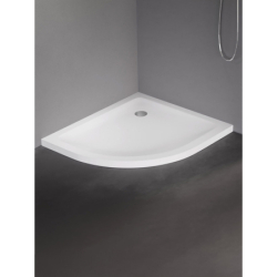 Brodzik asymetryczny biały MILD 80x90x4.5 NEW TRENDY B-0684