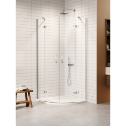 Kabina prysznicowa NESTA CHROME 80x90x200 szkło 6 mm NEW TRENDY K-3684