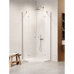 Kabina prysznicowa NESTA CHROME 90x90x200 szkło 6 mm NEW TRENDY K-3690