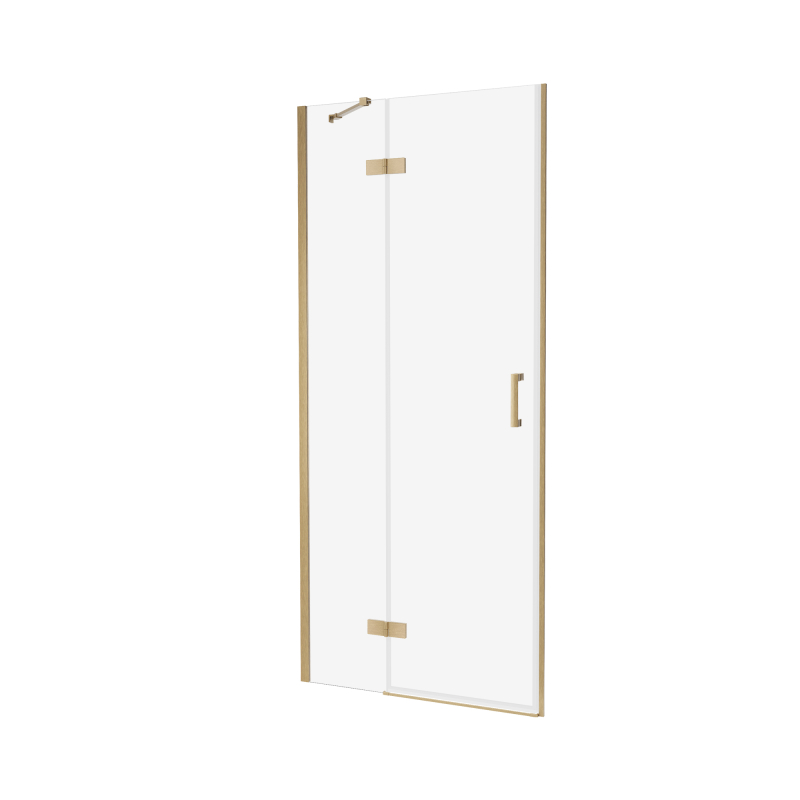 Drzwi wnękowe NESTA GOLD BRUSHED 110x200 szkło 6 mm NEW TRENDY D-0873A