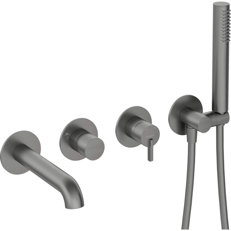 Bateria wannowa 4-otworowa podtynkowa Silia titanium DEANTE BQS_D18P