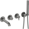 Bateria wannowa 4-otworowa podtynkowa Silia titanium DEANTE BQS_D18P