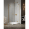 Kabina prysznicowa NESTA GOLD BRUSHED 90x100x200 szkło 6 mm NEW TRENDY K-4467