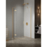 Kabina prysznicowa NESTA GOLD BRUSHED 100x80x200 szkło 6 mm NEW TRENDY K-4489