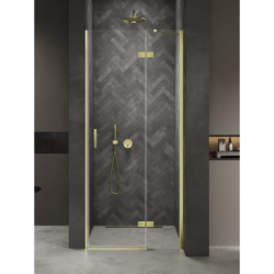 Drzwi wnękowe NESTA LIGHT GOLD 90x200 szkło 6 mm NEW TRENDY D-0910A