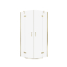 Kabina prysznicowa NESTA LIGHT GOLD 80x80x200 szkło 6 mm NEW TRENDY K-4575
