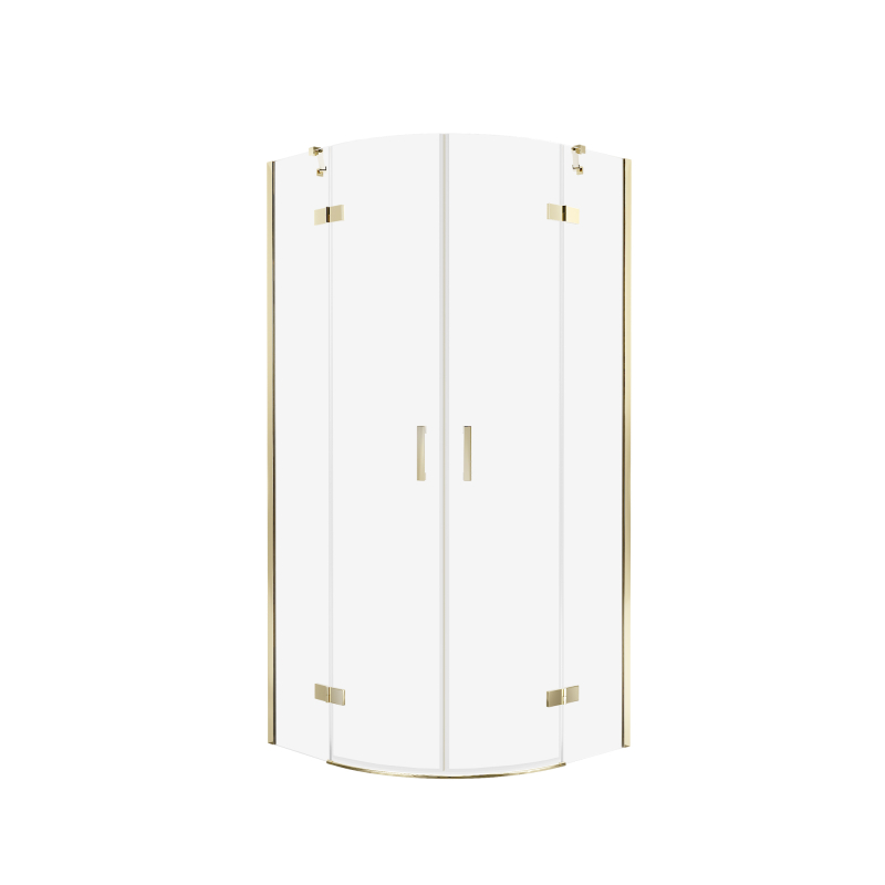 Kabina prysznicowa NESTA LIGHT GOLD 80x90x200 szkło 6 mm NEW TRENDY K-4578