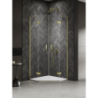 Kabina prysznicowa NESTA LIGHT GOLD 90x90x200 szkło 6 mm NEW TRENDY K-4584
