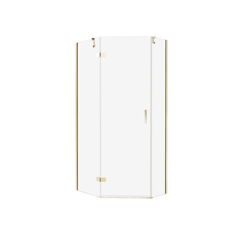 Kabina prysznicowa NESTA LIGHT GOLD 100x80x200 szkło 6 mm NEW TRENDY K-4586