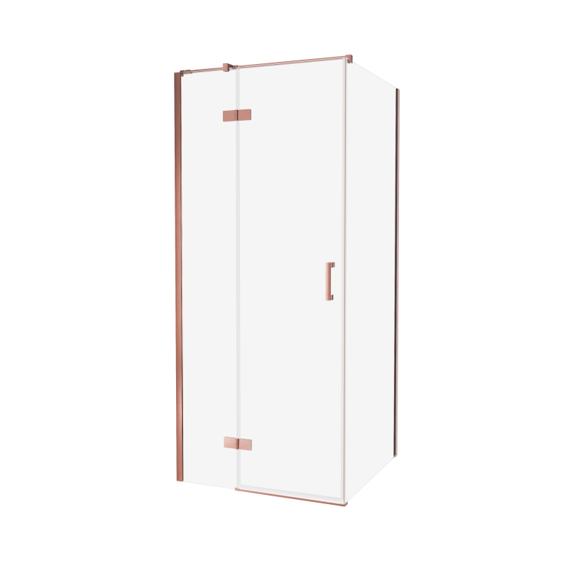 Kabina prysznicowa NESTA COPPER BRUSHED 110x80x200 szkło 6 mm NEW TRENDY K-4609