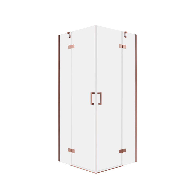 Kabina prysznicowa NESTA COPPER BRUSHED 120x80x200 szkło 6 mm NEW TRENDY K-4670