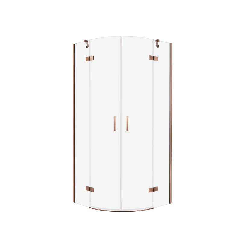 Kabina prysznicowa NESTA COPPER BRUSHED 90x90x200 szkło 6 mm NEW TRENDY K-4676